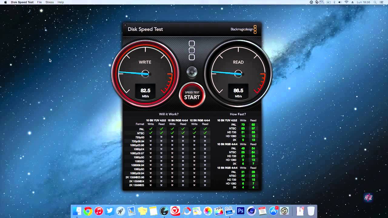 Blackmagic disk speed test mac alternative